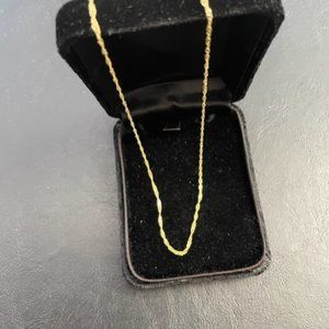 Vintage chain- Gold plated over Sterling Silver